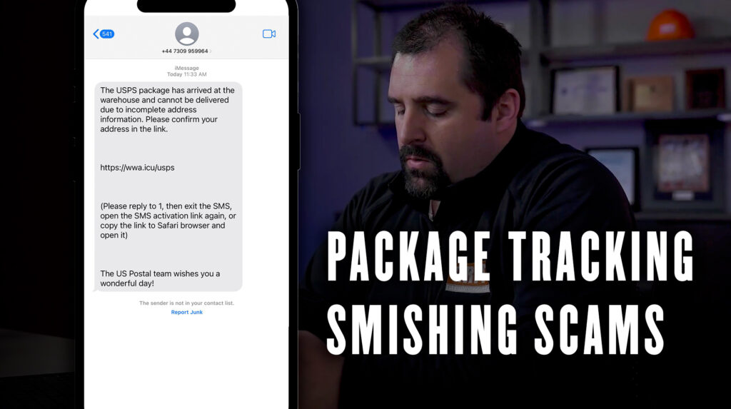 Package Tracking Smishing Scams